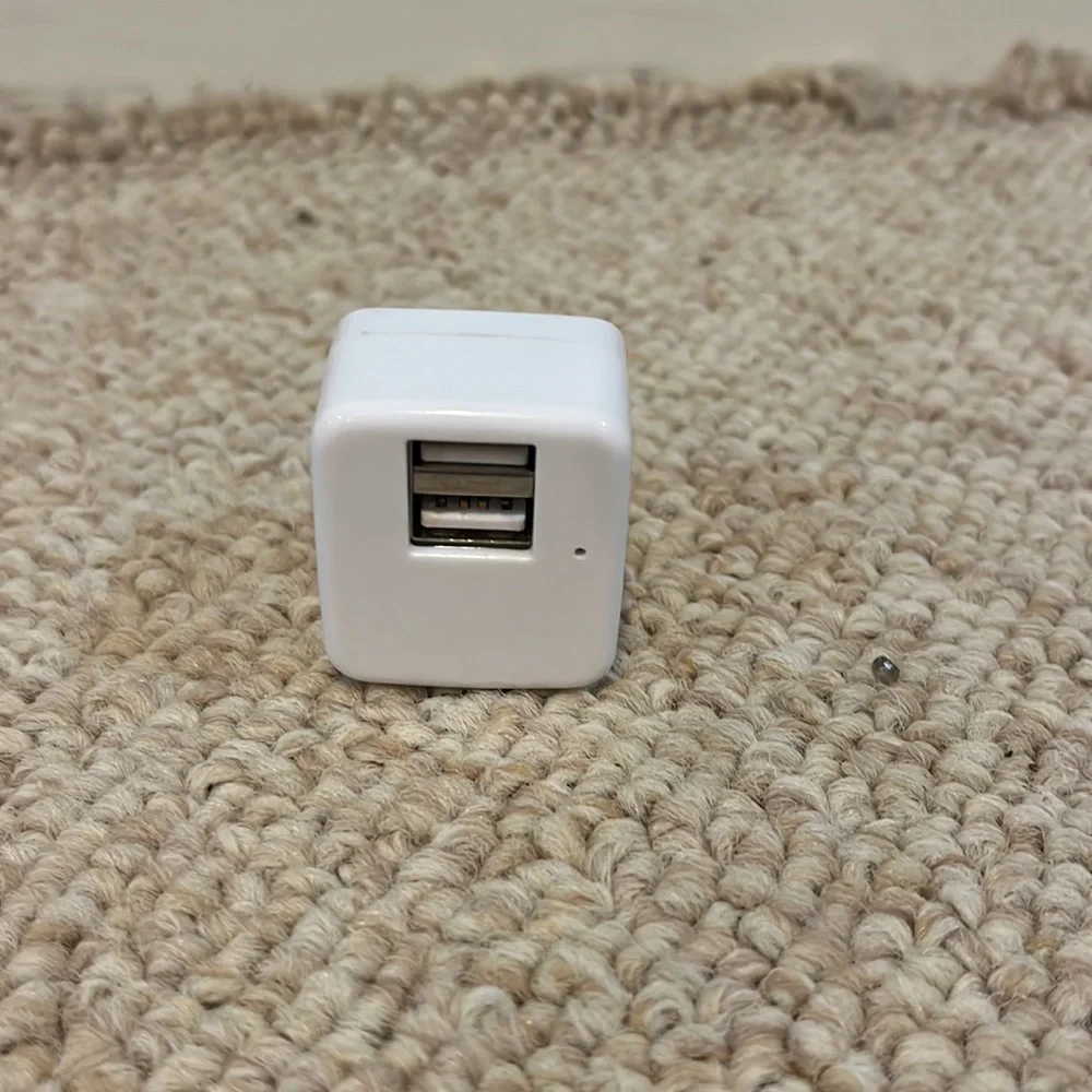 Double Outlet USB Charging Block